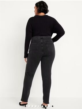 Old Navy High-Rise Skinny Jeans in Washed Black